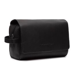 The Chesterfield Brand Leren Toilettas met Ophanghaak Zwart