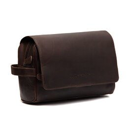 The Chesterfield Brand Leren Toilettas met Ophanghaak Bruin