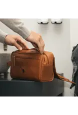 The Chesterfield Brand Leder Kulturtasche mit Aufhängehaken Cognac