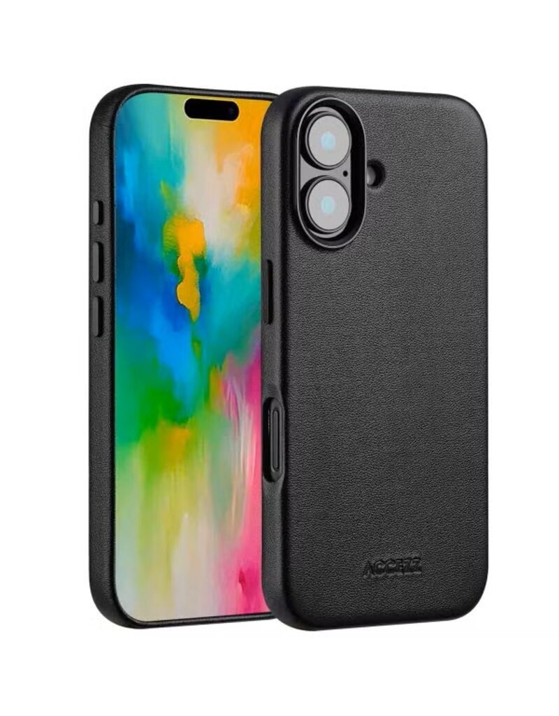 Accezz iPhone 16/Pro/Pro Max/e Handyhülle Back Cover Schwarz