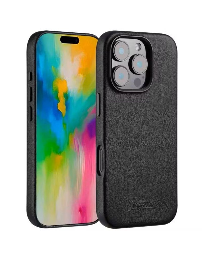 Accezz iPhone 16/Pro/Pro Max/e Handyhülle Back Cover Schwarz