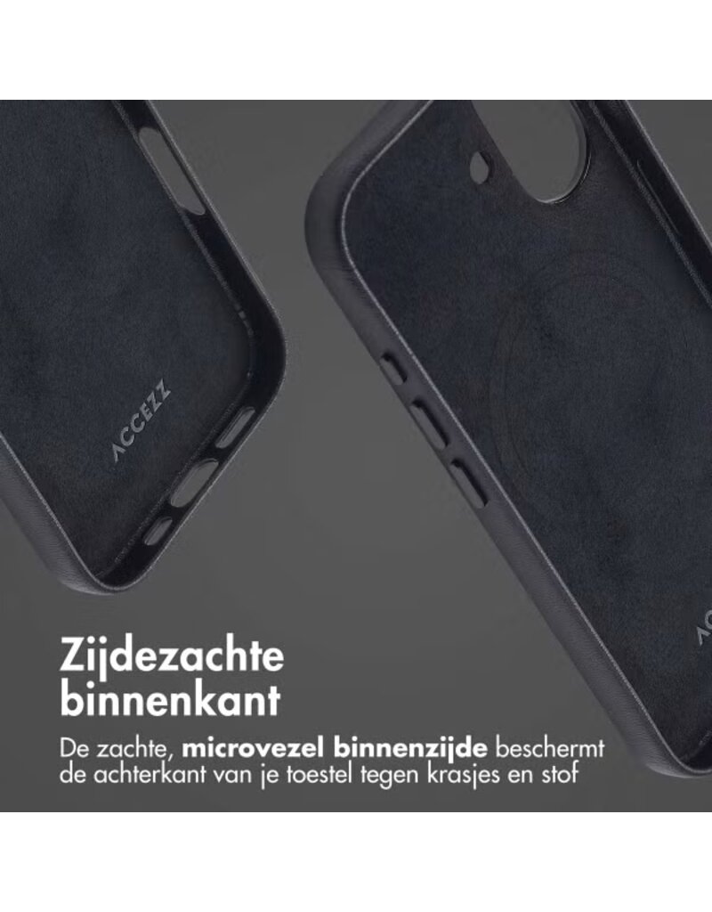 Accezz iPhone 16/Pro/Pro Max/e Handyhülle Back Cover Blau