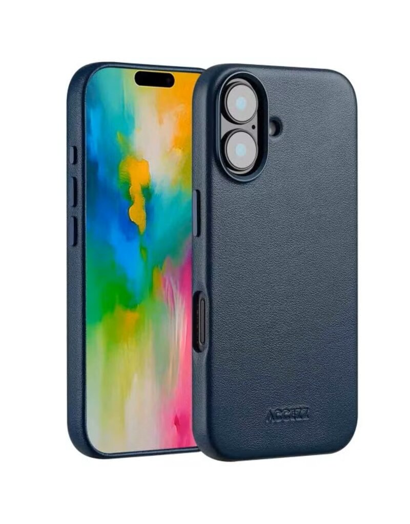 Accezz iPhone 16/Pro/Pro Max/e Hoes Back Cover Blauw