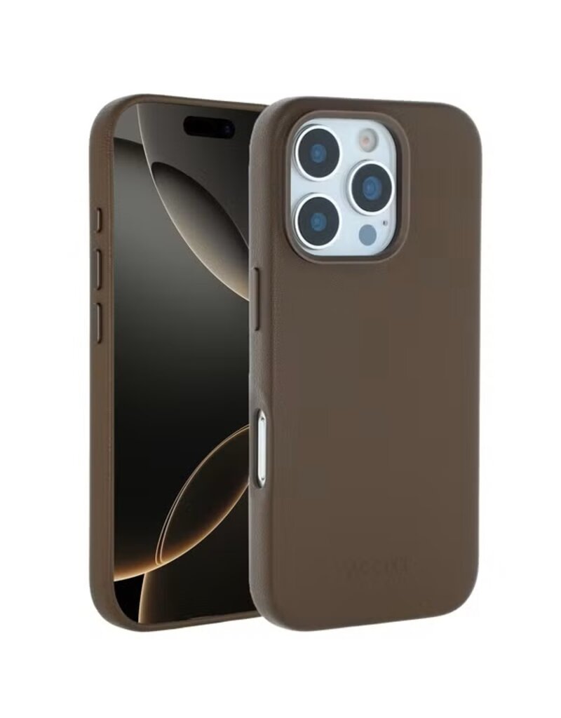 Accezz iPhone 16/Pro/Pro Max/e Handyhülle Back Cover Braun