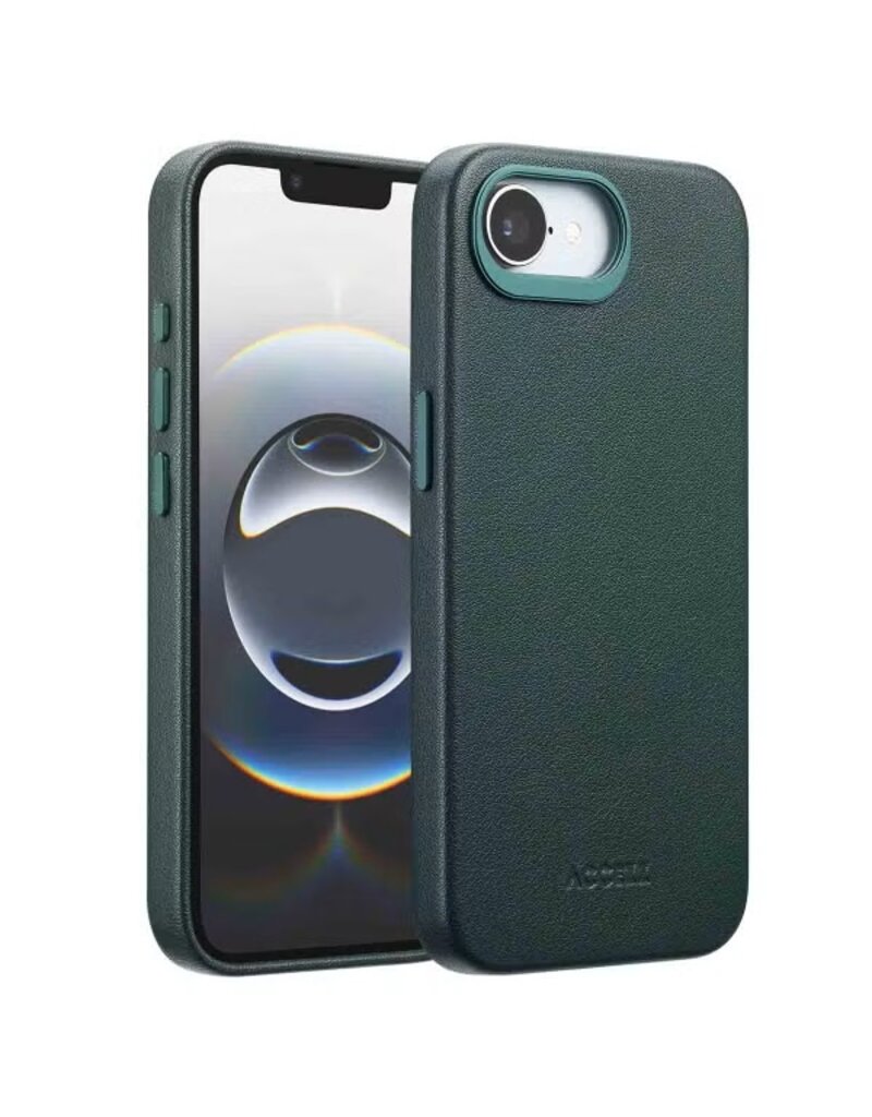 Accezz iPhone 16/Pro/Pro Max/e Hoes Back Cover Groen
