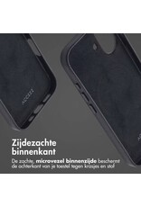 Accezz iPhone 16/Pro/Pro Max/e Hoes Back Cover Cognac