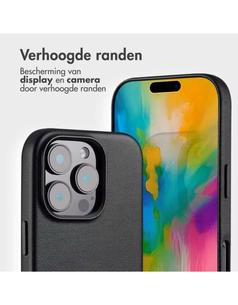 Accezz iPhone 16/Pro/Pro Max/e Hoes 2 in 1 Cover Zwart