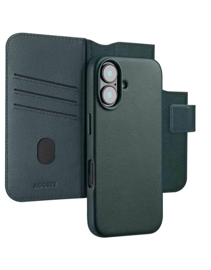 Accezz iPhone 16/Pro/Pro Max/e Hoes 2 in 1 Cover Groen