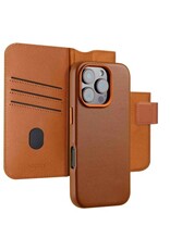 Accezz iPhone 16/Pro/Pro Max/e Hoes 2 in 1 Cover Cognac