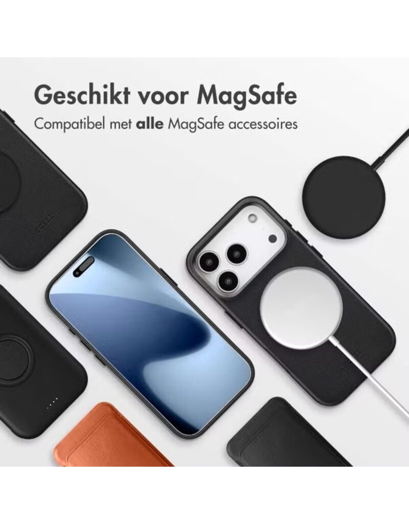 Accezz iPhone 17/Pro/Pro Max/Air Hoes Back Cover Zwart