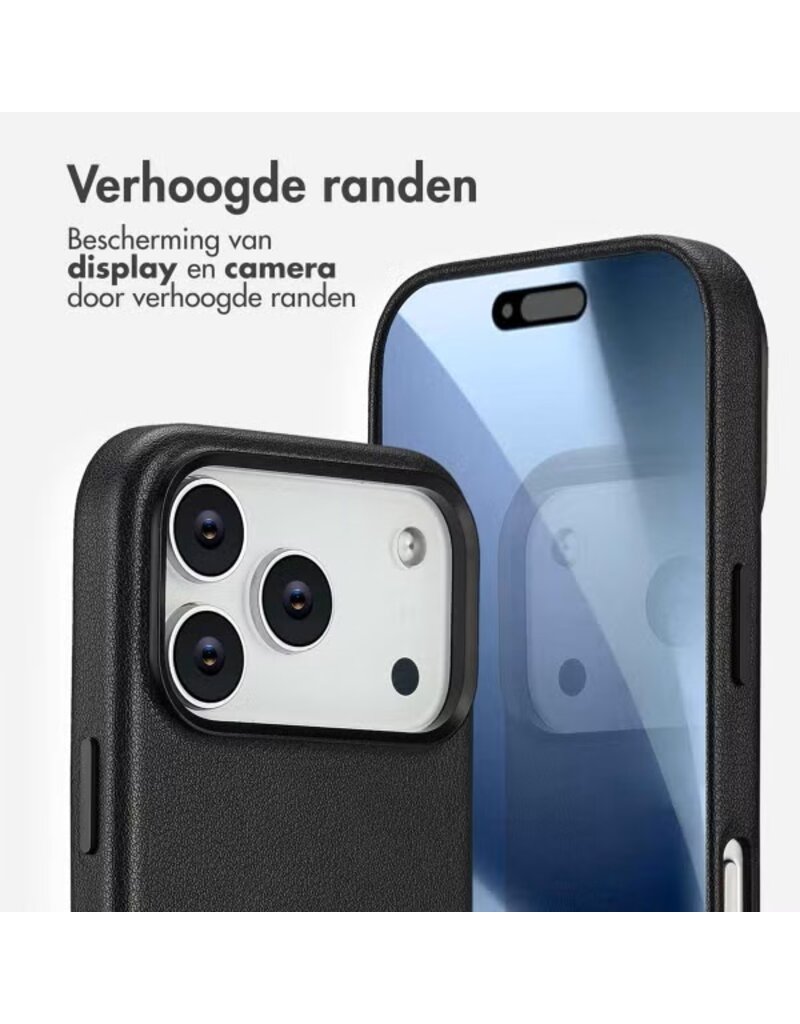 Accezz iPhone 17/Pro/Pro Max/Air Hoes Back Cover Zwart