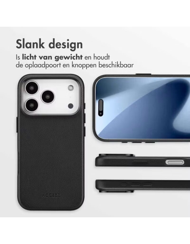 Accezz iPhone 17/Pro/Pro Max/Air Handyhülle Back Cover Blau