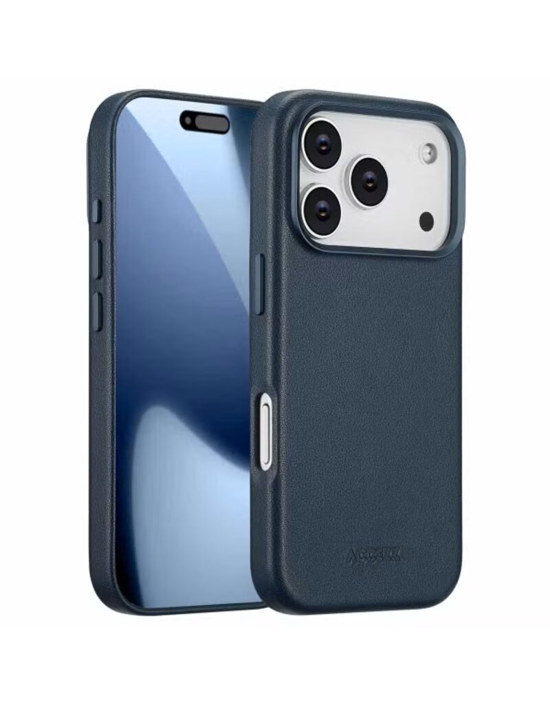 Accezz iPhone 17/Pro/Pro Max/Air Handyhülle Back Cover Blau