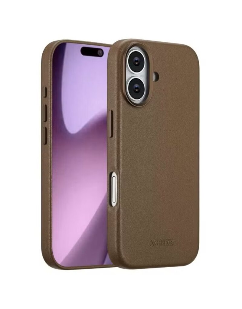 Accezz iPhone 17/Pro/Pro Max/Air Handyhülle Back Cover Braun