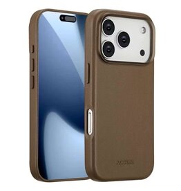 Accezz iPhone 17/Pro/Pro Max/Air Handyhülle Back Cover Braun