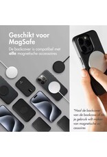 Accezz iPhone 17/Pro/Pro Max/Air Leather Bookcase 2-in-1 met MagSafe - Bruin