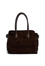Depeche Luxe Suède Shopper Bruin – Ruime en Elegante Handtas