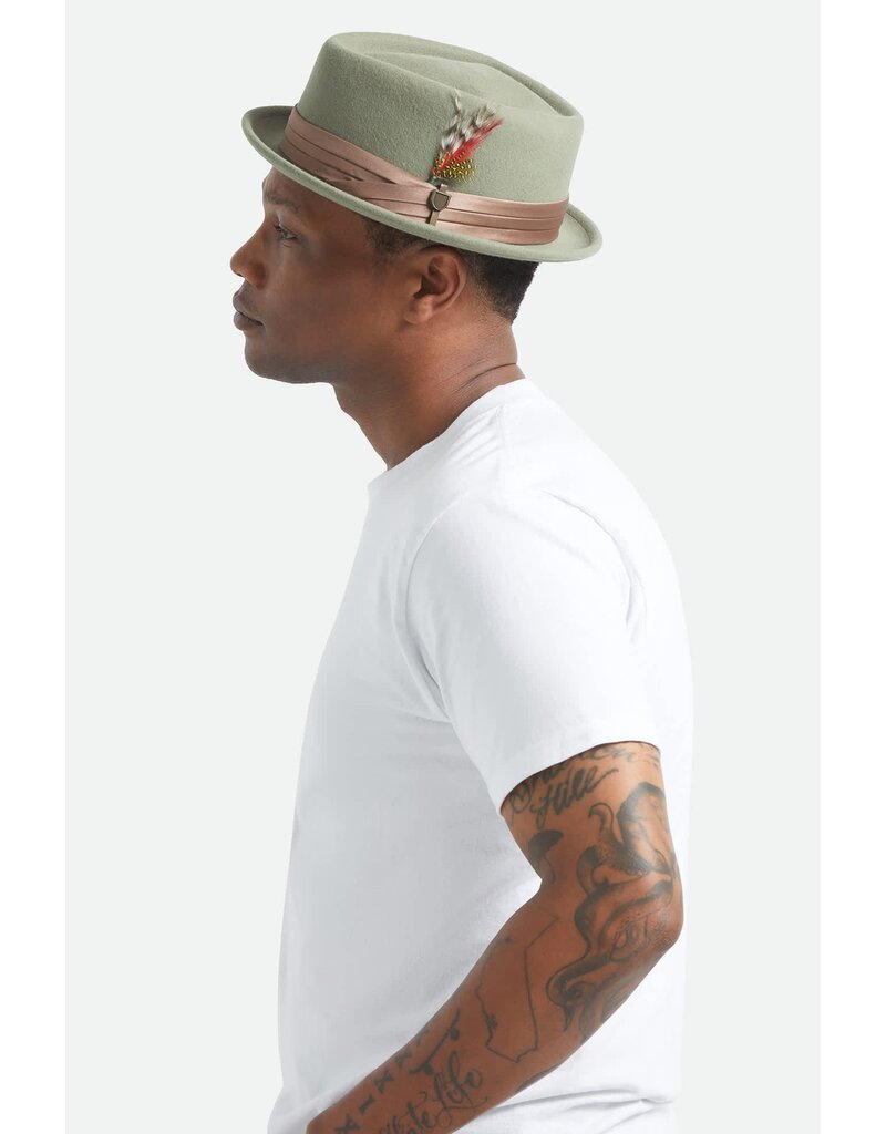 Brixton Stout Pork Pie Hat – Klassischer 20er Jahre Fedora