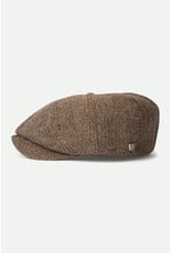 Brixton Brood Snap Cap Braun – Klassische Newsboy Cap mit Modernem Twist
