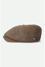 Brixton Brood Snap Cap Bruin – Klassieke Newsboy Cap met Moderne Touch