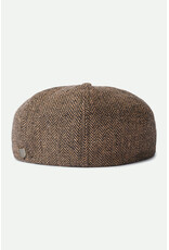 Brixton Brood Snap Cap Braun – Klassische Newsboy Cap mit Modernem Twist