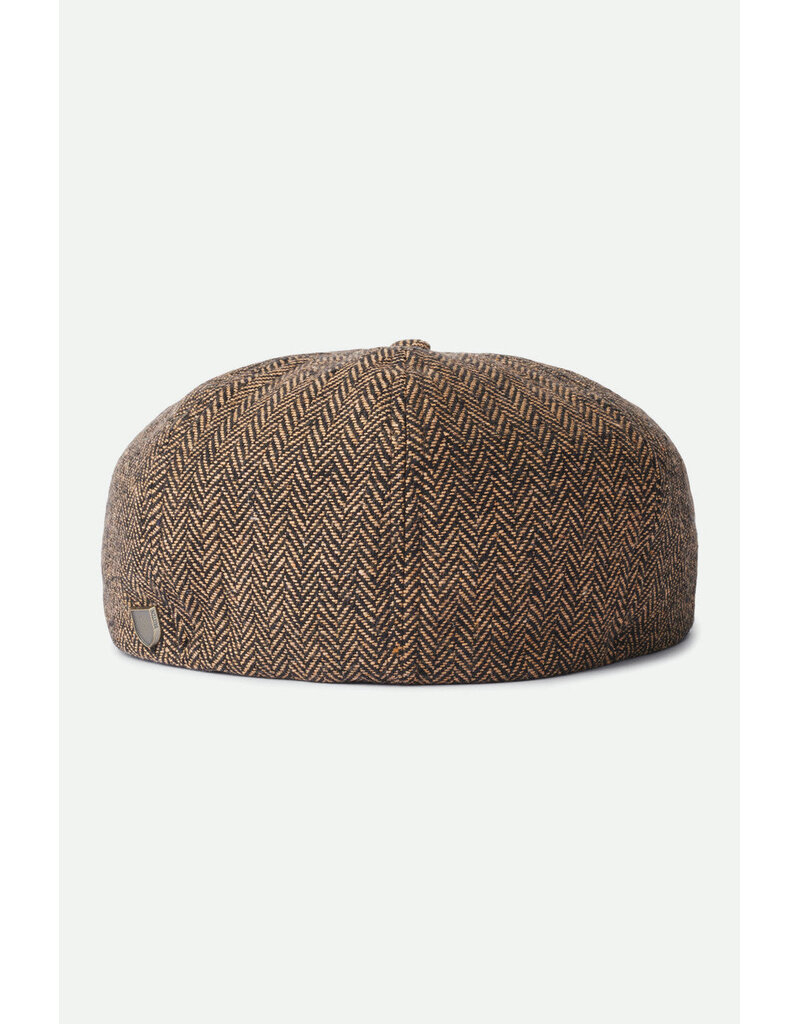 Brixton Brood Snap Cap Bruin – Klassieke Newsboy Cap met Moderne Touch