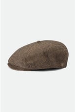 Brixton Brood Snap Cap Braun – Klassische Newsboy Cap mit Modernem Twist