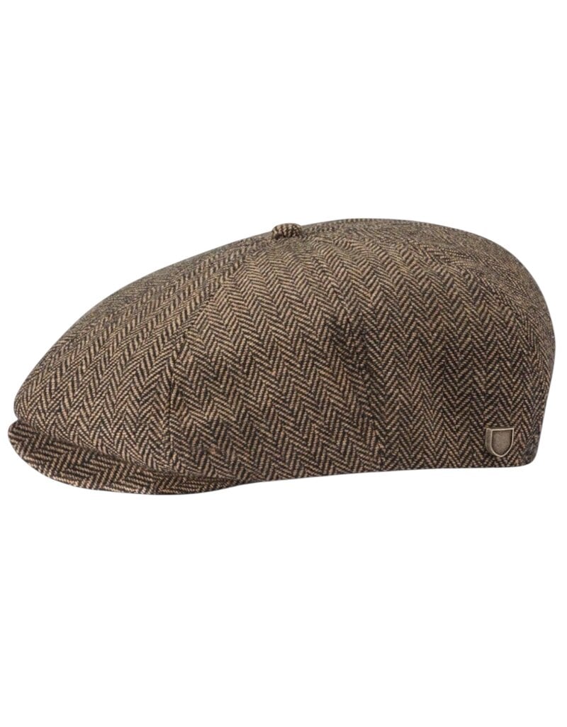 Brixton Brood Snap Cap Braun – Klassische Newsboy Cap mit Modernem Twist