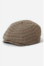 Brixton Brood Snap Cap Ruitpatroon – Klassieke Newsboy Cap met Moderne Touch
