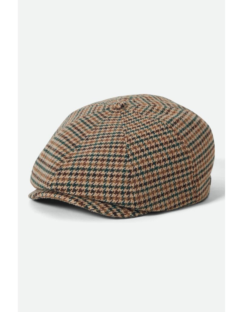 Brixton Brood Snap Cap Houndstooth – Klassische Newsboy Cap mit Modernem Twist