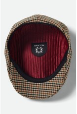 Brixton Brood Snap Cap Houndstooth – Klassische Newsboy Cap mit Modernem Twist