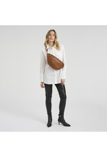 Depeche Leren Bumbag – Handgeweven Design met Bohemian Luxe