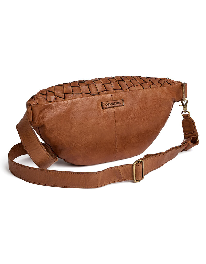 Depeche Leder Bumbag – Handgewebtes Design mit Boho-Luxus