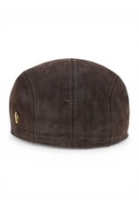 Little Man Leren Flatcap Bruin – Minimalistisch Design van Italiaans Vakmanschap