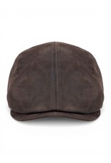 Little Man Leren Flatcap Bruin – Minimalistisch Design van Italiaans Vakmanschap