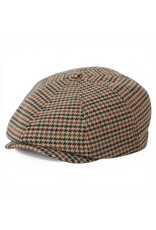 Brixton Brood Snap Cap Houndstooth – Klassische Newsboy Cap mit Modernem Twist