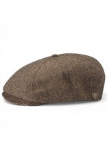 Brixton Brood Snap Cap Bruin – Klassieke Newsboy Cap met Moderne Touch