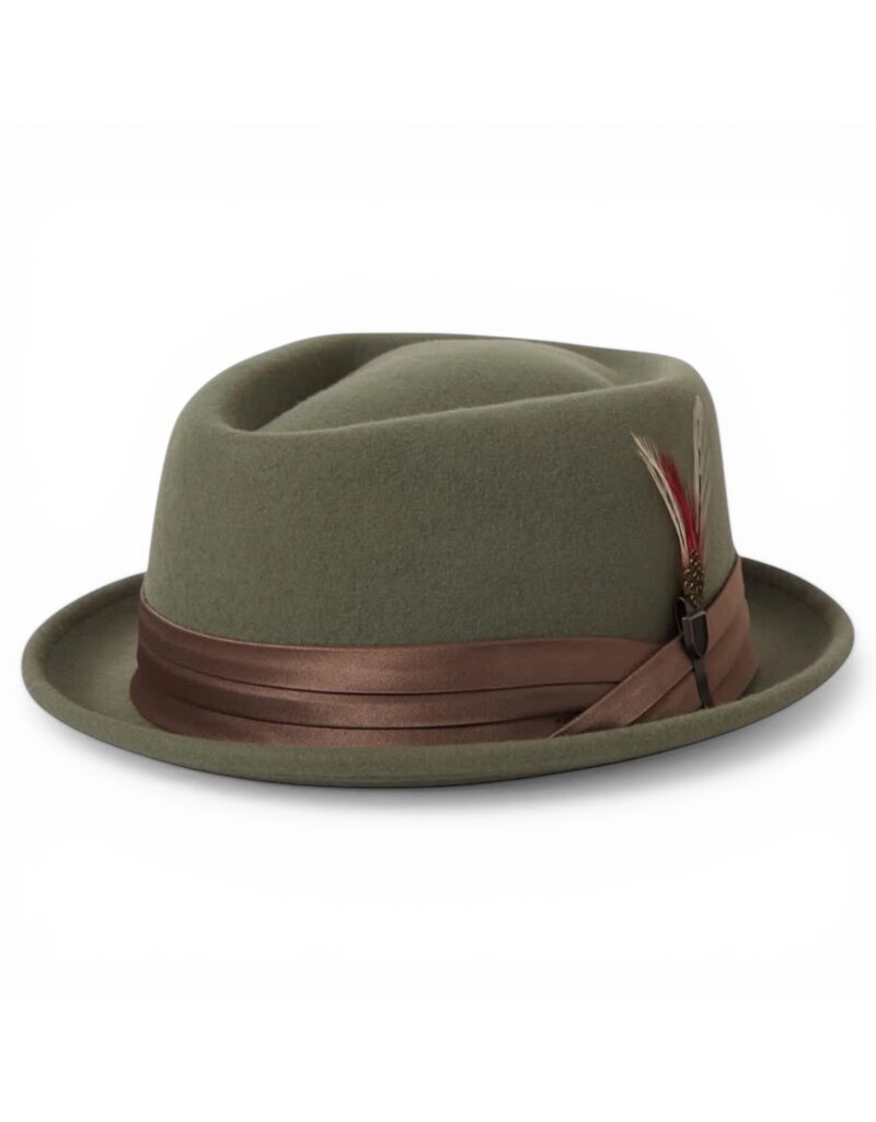 Brixton Stout Pork Pie Hat – Klassischer 20er Jahre Fedora
