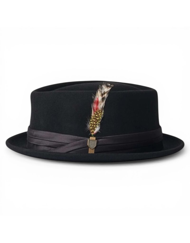 Brixton Stout Pork Pie Hat – Klassischer 20er Jahre Fedora