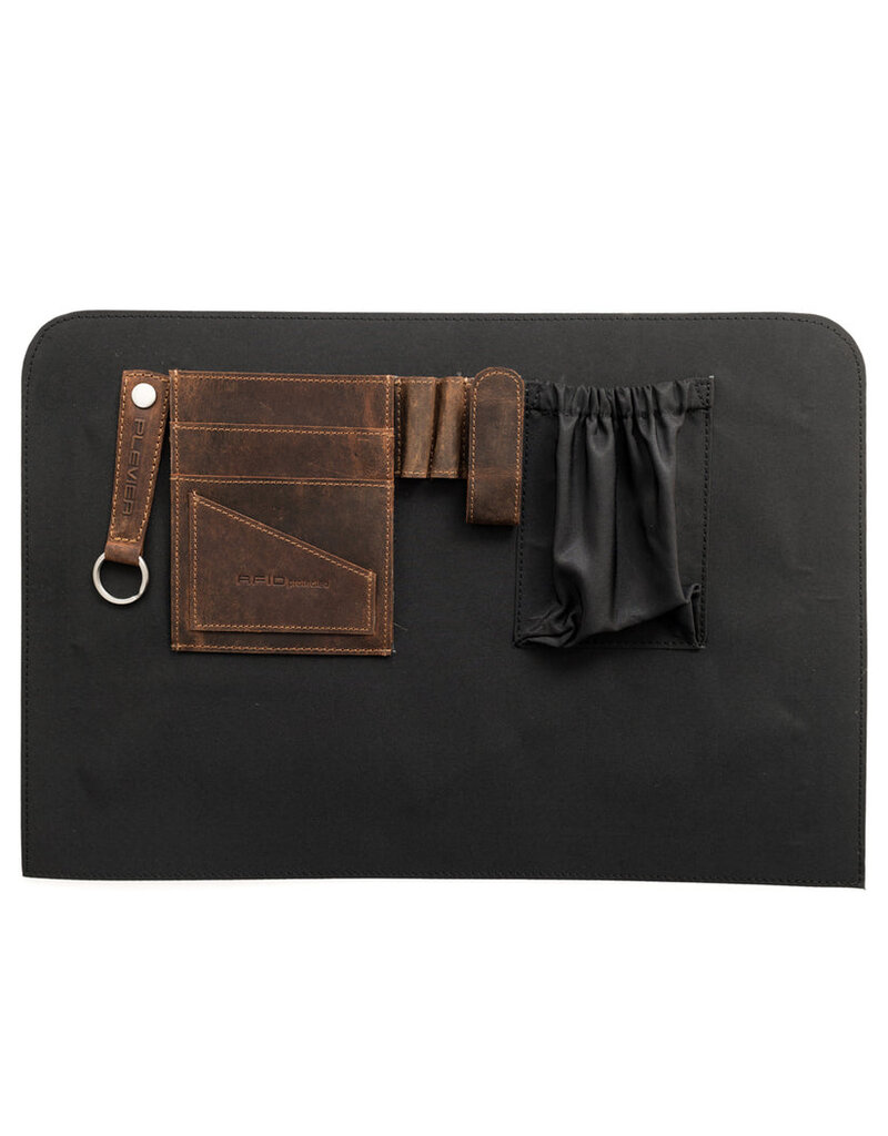 Plevier Galileo Leren Laptoptas 15.6” Leer – 3 Vaks Businesstas Personaliseerbaar