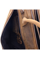 Plevier Galileo Laptoptasche 15.6” Leder – 3-Fach Business Tasche personalisierbar