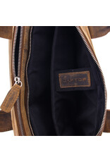 Plevier Galileo Laptoptasche 15.6” Leder – 3-Fach Business Tasche personalisierbar