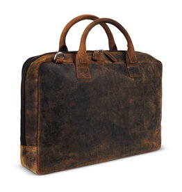 Plevier Adler Leder Laptoptasche 17,3 Zoll