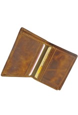 LD Leren Pasjeshouder Met Papiergeldvak Hunter RFID