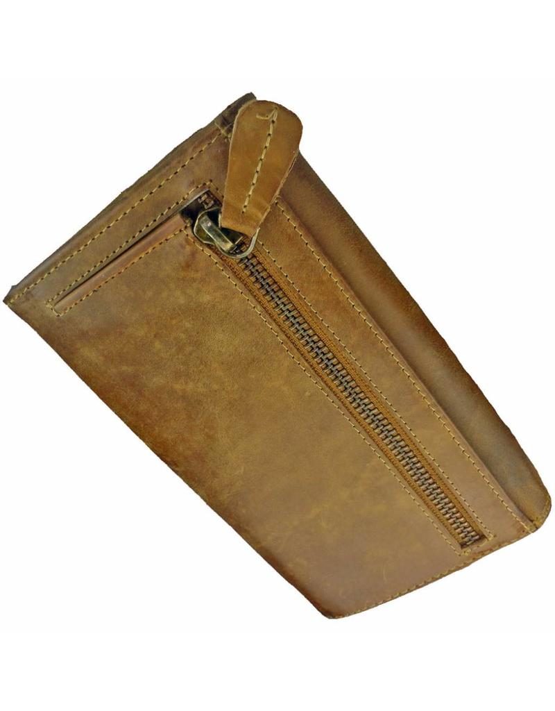 LD Luxe Leren Dames Portemonnee Envelop Model