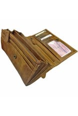 LD Luxe Leren Dames Portemonnee Envelop Model