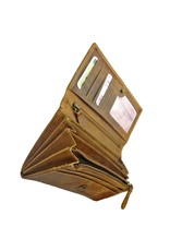 LD Luxe Leren Dames Portemonnee Envelop Model