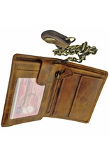 LD Portemonnee Met Ketting Hunter Leer Hoog Model