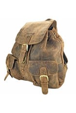 Greenburry Rindlederner Damen Herren Rucksack Medium