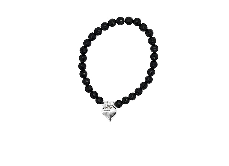 Silber & Edelstein Armbänder auf Elast